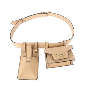 Cream colored crossbody bag